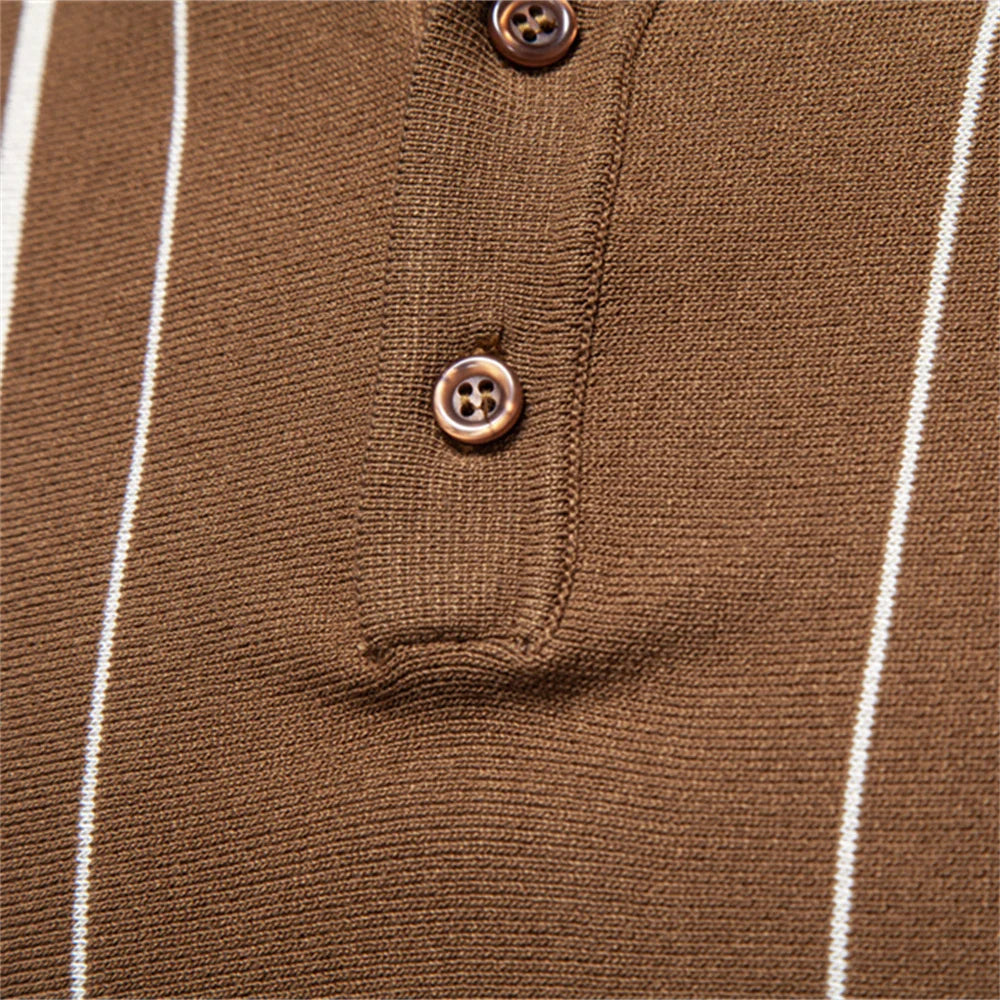 The Portofino Stripe Polo Shirt
