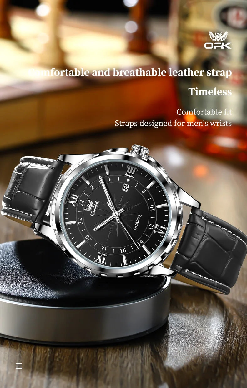 The Oxford Leather Watch