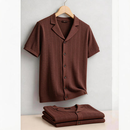The Sorrento Button Knit Shirt