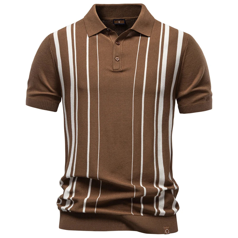 The Portofino Stripe Polo Shirt
