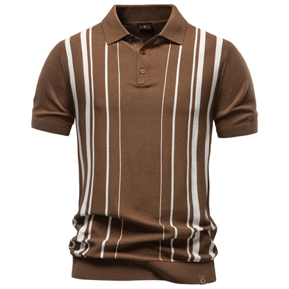 The Portofino Stripe Polo Shirt