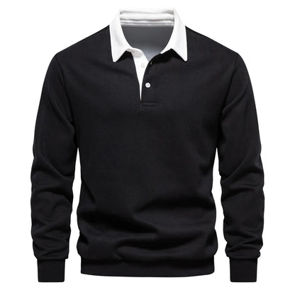 The Mayfair Contrast Collar Sweatshirt