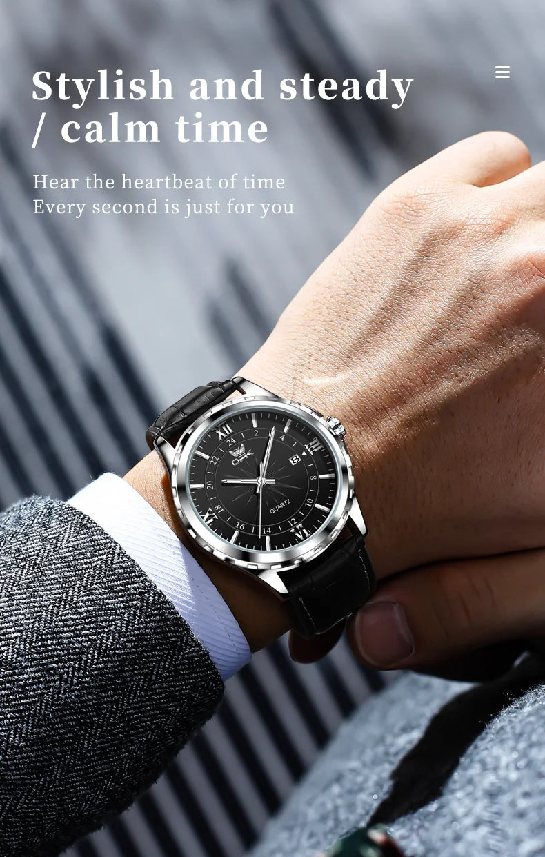 The Oxford Leather Watch