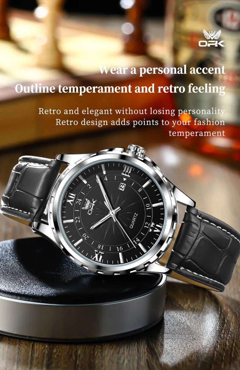 The Oxford Leather Watch