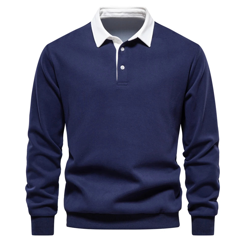The Mayfair Contrast Collar Sweatshirt