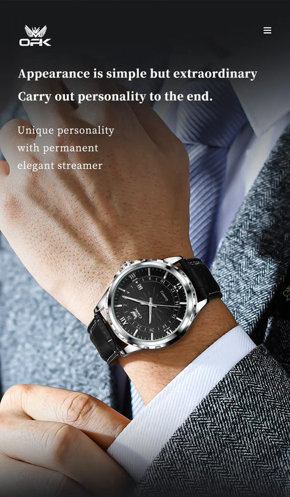 The Oxford Leather Watch