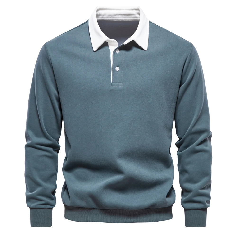 The Mayfair Contrast Collar Sweatshirt