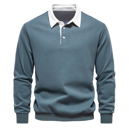 The Mayfair Contrast Collar Sweatshirt