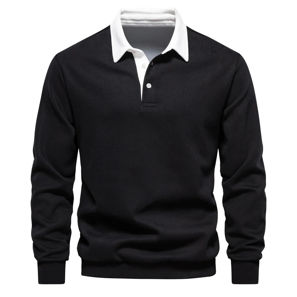 The Mayfair Contrast Collar Sweatshirt
