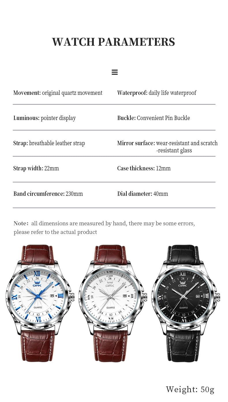 The Oxford Leather Watch