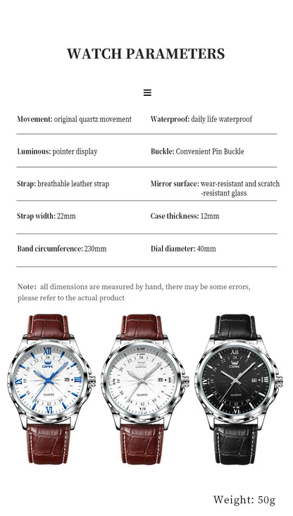 The Oxford Leather Watch