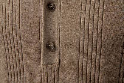The Hudson Henley Knit Shirt