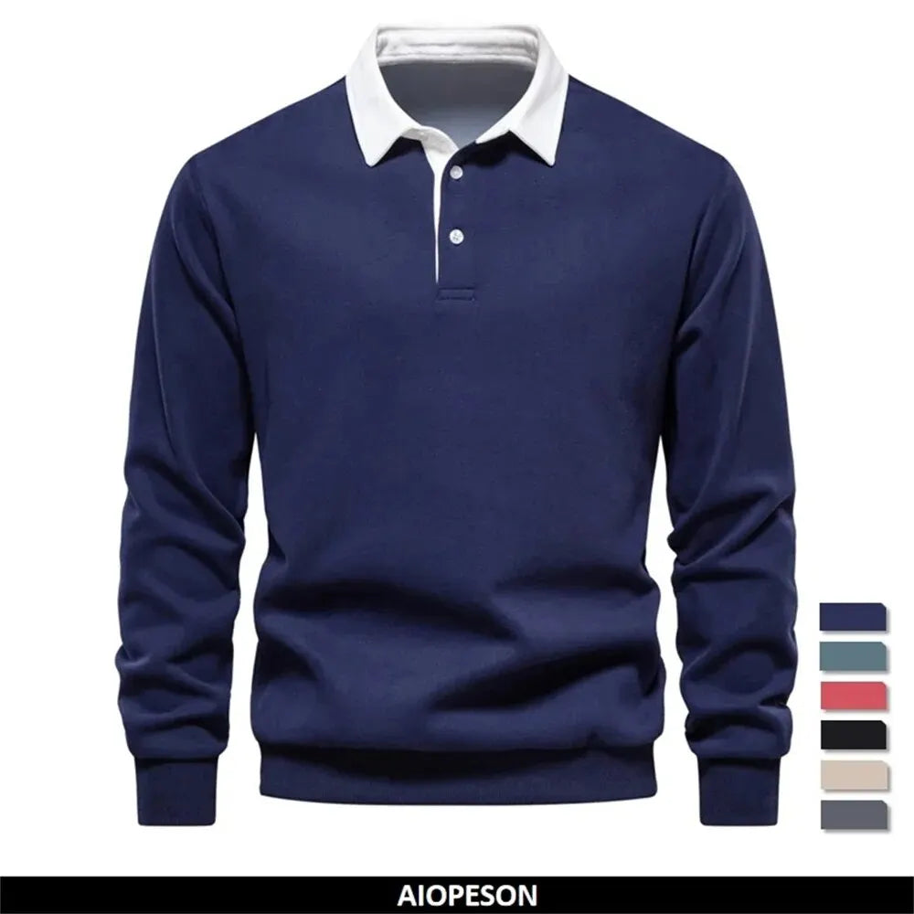 The Mayfair Contrast Collar Sweatshirt