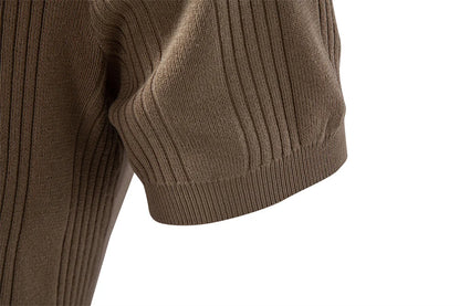 The Hudson Henley Knit Shirt