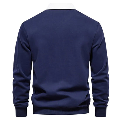 The Mayfair Contrast Collar Sweatshirt