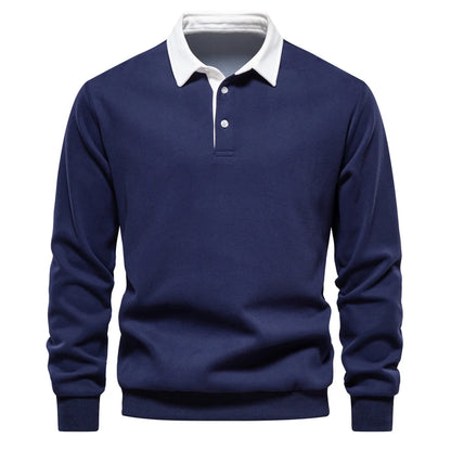The Mayfair Contrast Collar Sweatshirt