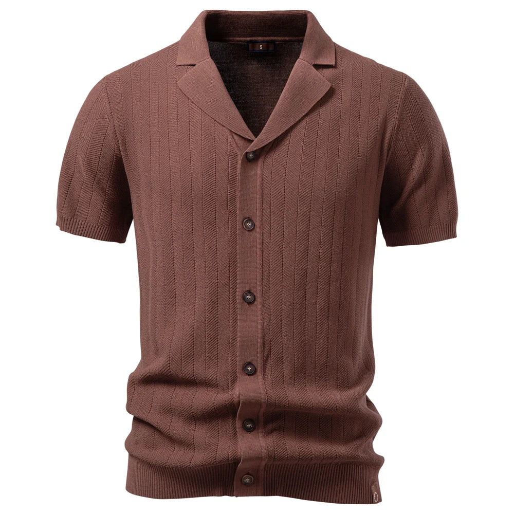 The Sorrento Button Knit Shirt